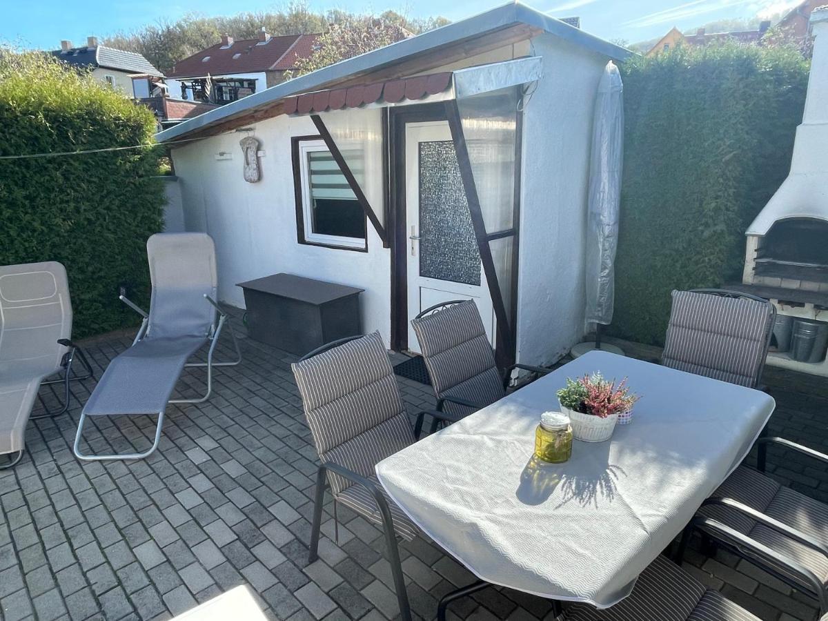 Christels Ferienwohnung 1 In Thale Mit Sonnenterrasse Und Grill Екстериор снимка