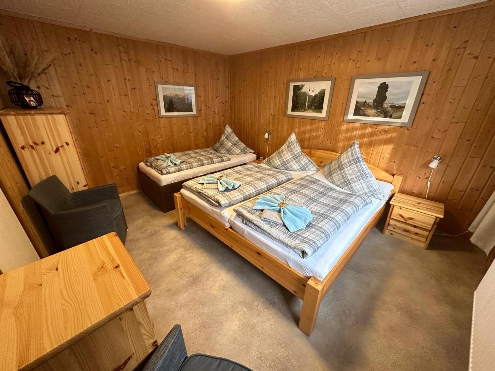 Christels Ferienwohnung 1 In Thale Mit Sonnenterrasse Und Grill Екстериор снимка